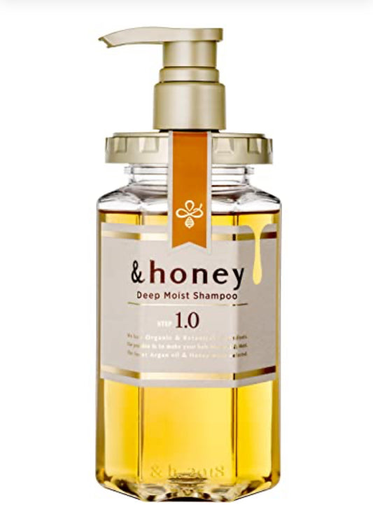 &HONEY Deep Moist 1.0 Peony Honey Shampoo 440ml [PRE - ORDER]